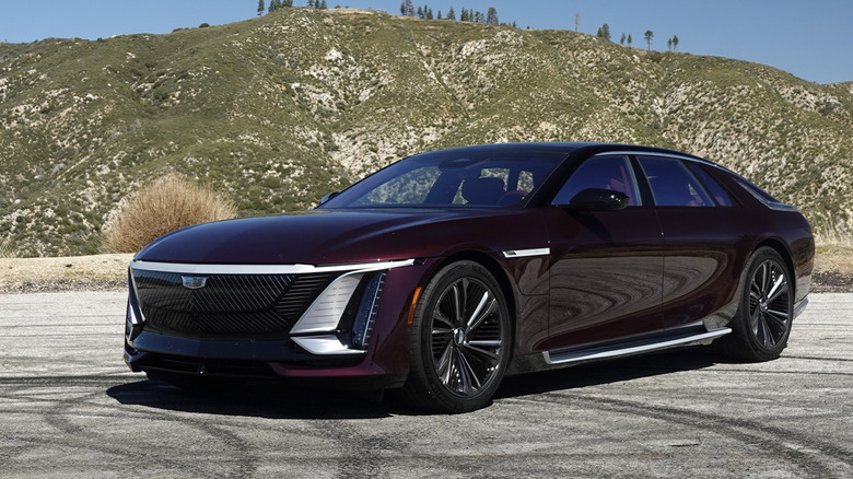 2025 Cadillac Celestiq on Angeles Crest Highway