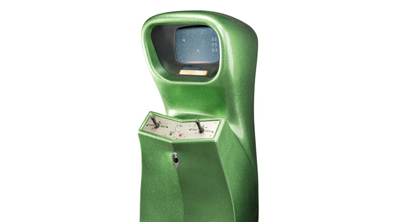 green Computer Space arcade game