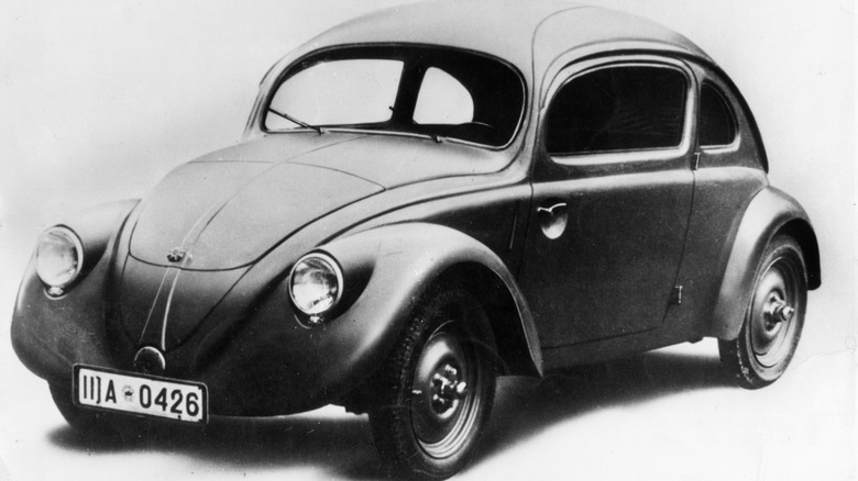 A 1937 Volkswagen Beetle prototype