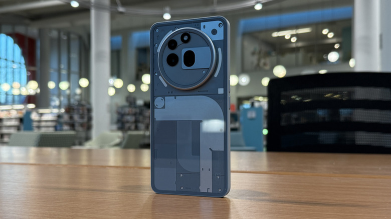 Nothing Phone (3a) Pro on a table
