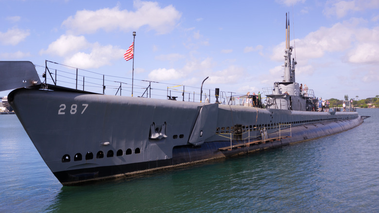 The USS Bowfin moored in Pearl Harbor