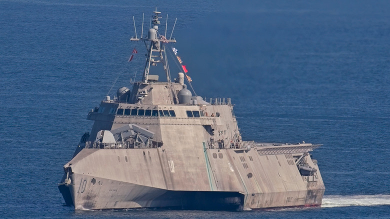 USS Gabrielle Giffords (LCS-10) is an Independence-class littoral combat ship of the United States Navy.