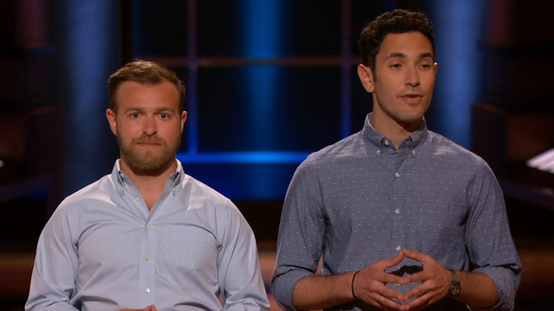 Arthur and Ryan talking on Shark Tank