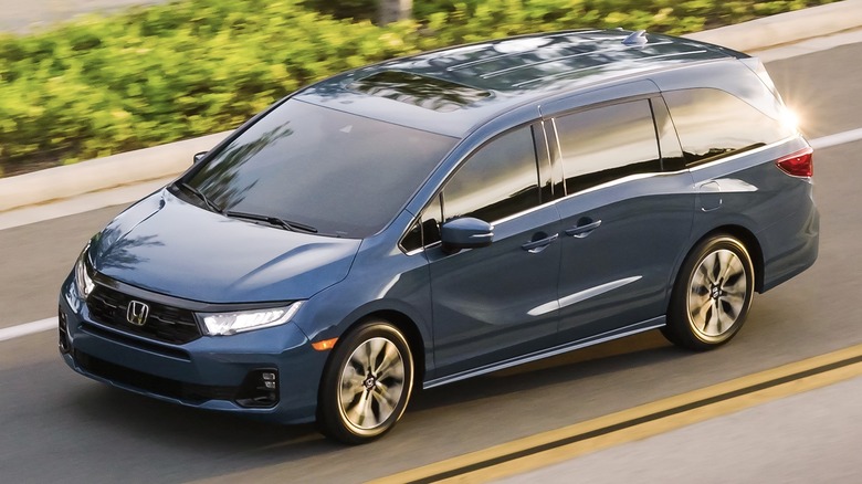 2025 Honda Odyssey on the road